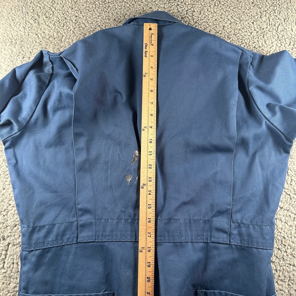 Vtg Ben Davis Coveralls Mens 40R Blue Workwear Painter One Piece Made In USA - Picture 14 of 15